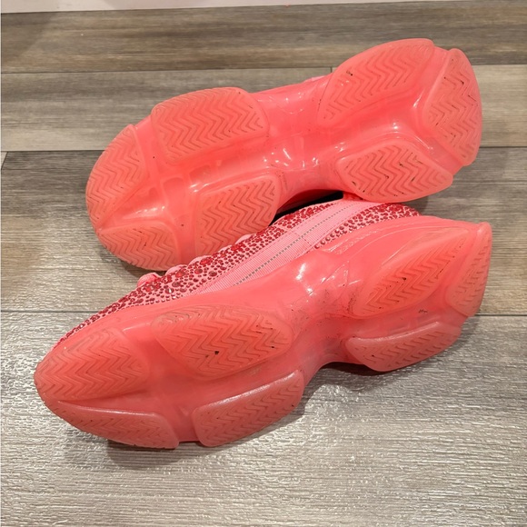 Steve Madden MAXIMA HOT PINK SNEAKERS 8 - Picture 6 of 6